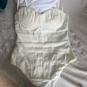 White Zara bodysuit